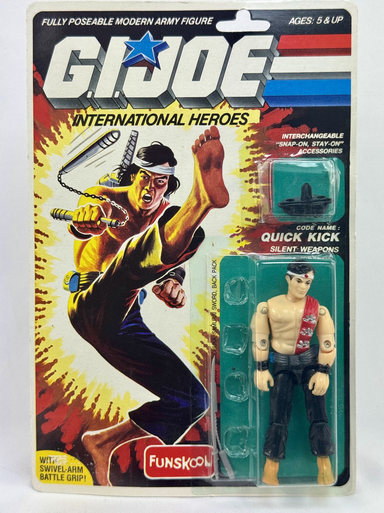 G.I. Joe International Heroes Quick Kick (Funskool) – MOC